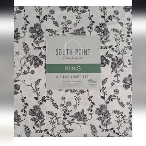 South Point Home Fashions Microfiber 6-piece Sheet Set, Branches Floral